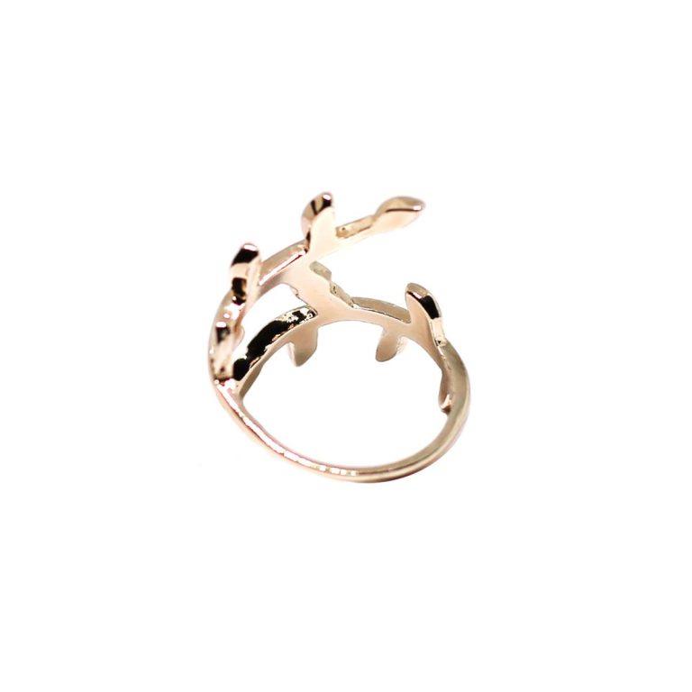 Rose Gold Open Leaf Ring - Hutch.pk Online Fashion Store in Pakistan