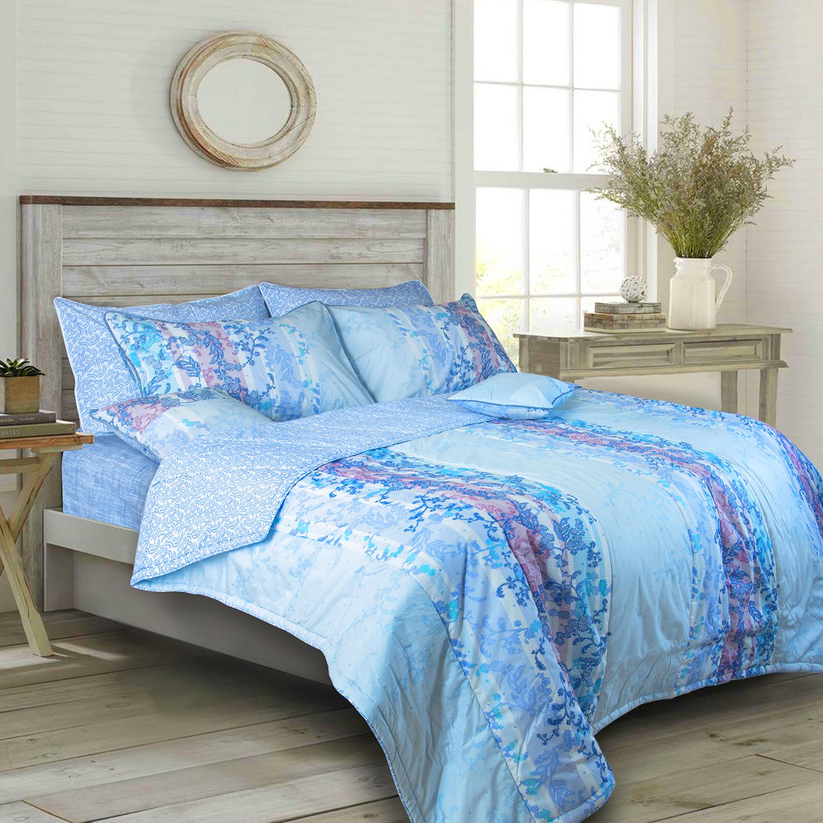 Micaela 8 Pcs Bedding Set With Filled Comforter Hutchpk Online Fashion Store In Pakistan 1744