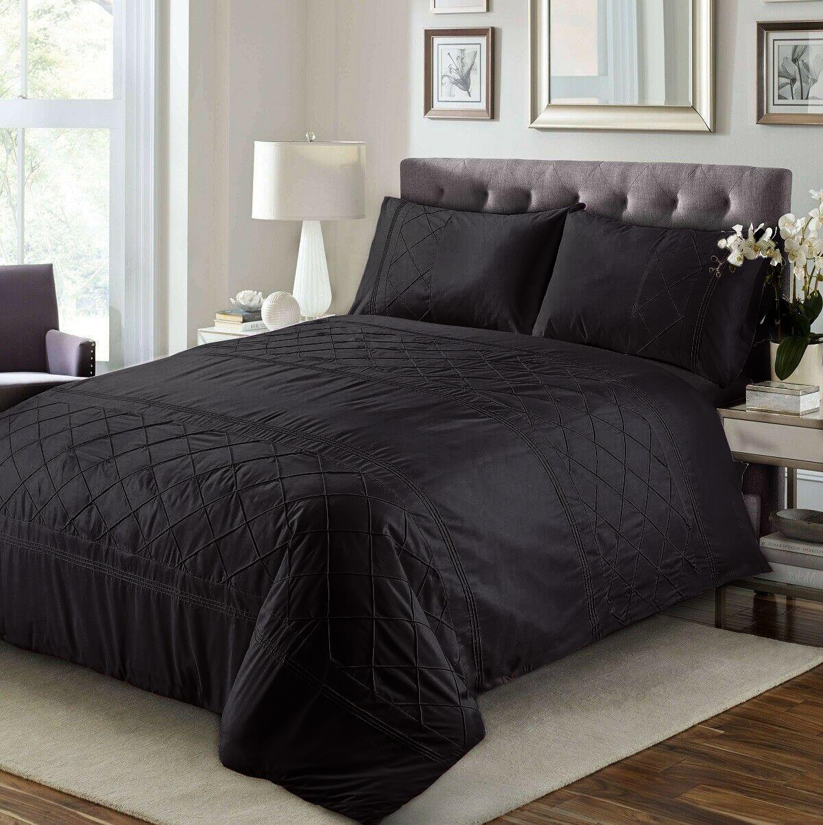 8 Pcs Betony Black Bed Sheet Set Quilt Pillow And Cushion Covers Hutch Pk Online Fashion