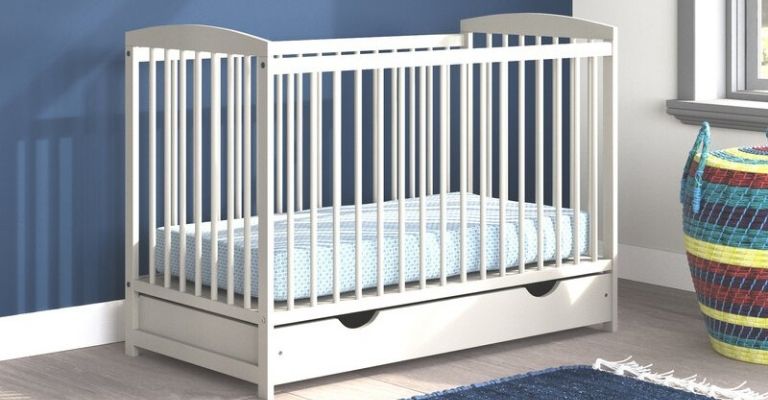 Cot with Under-Crib Drawer