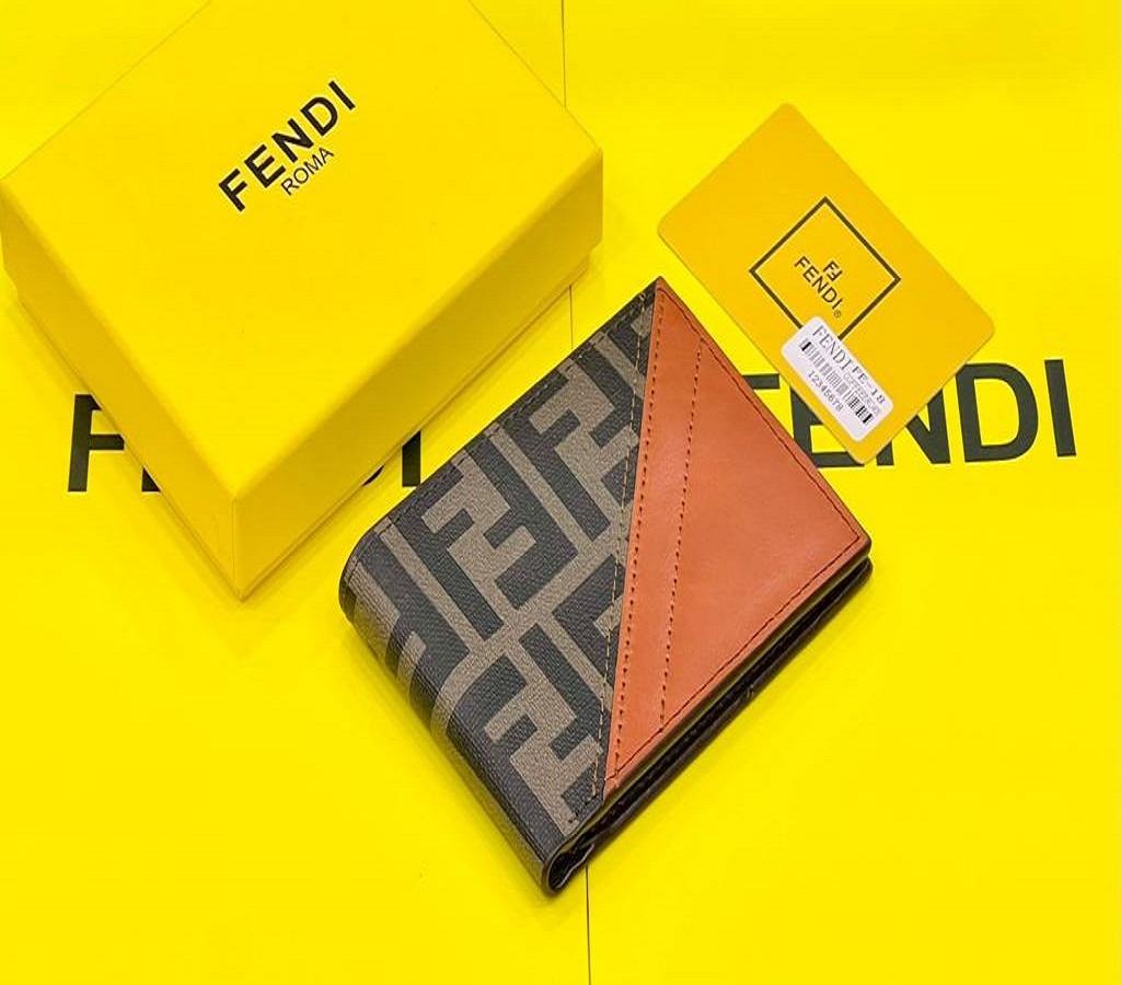 Fendi Roma Men Wallet Striped Brown - Hutch.pk Online Fashion Store in ...