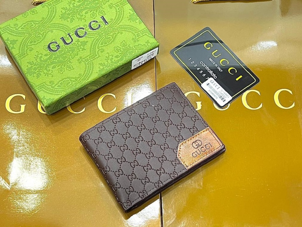 Designer GI Leather Bifold Men Wallet Textured Brown - Hutch.pk Online ...